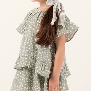 Rylee and Cru girls 4-5 year butterfly flutter sleeve top